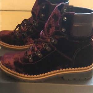 Velvet Combat boots